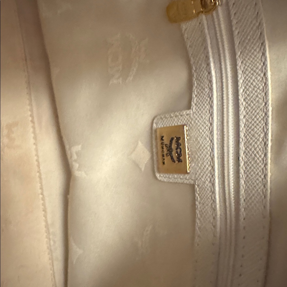 MCM Large Boston Bag with Gold Hardware - Picture 13 of 14